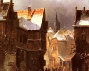 查尔斯 亨利 约瑟夫 雷克尔特 : A Dutch Town in Winter